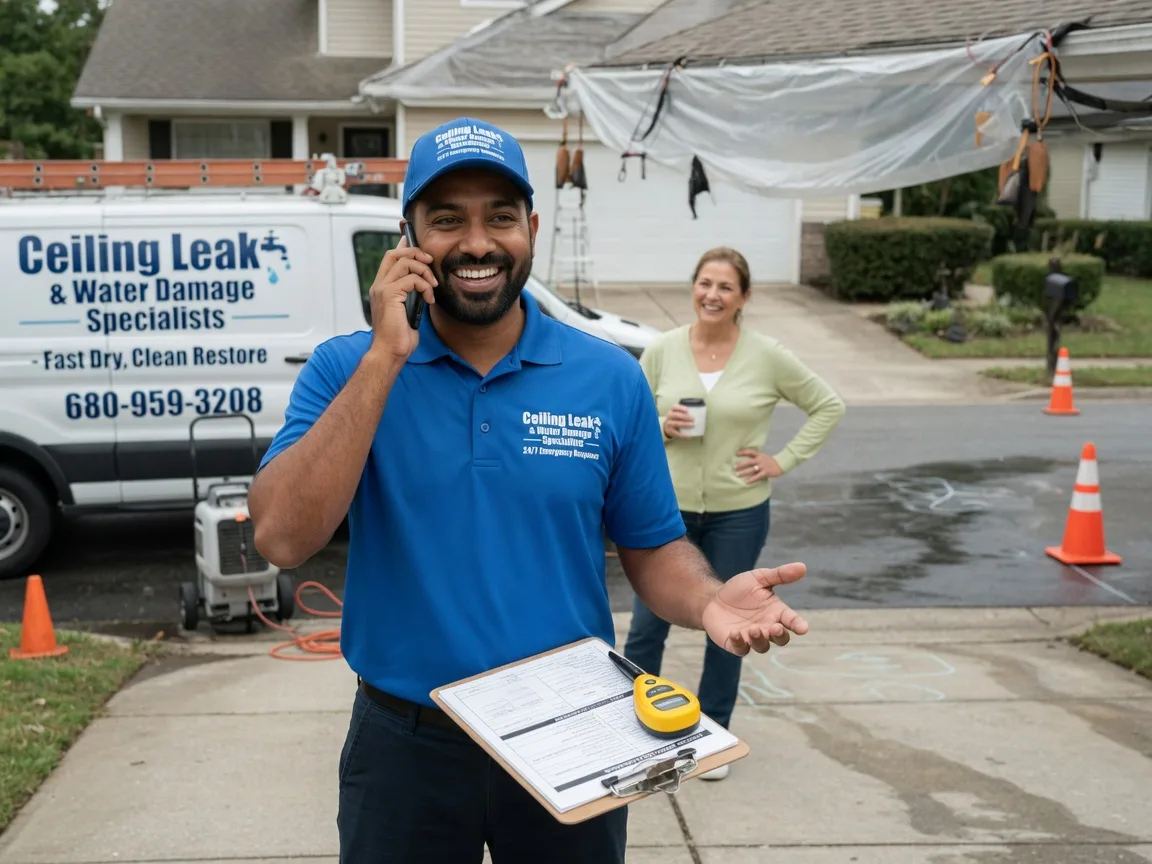Ceiling Leak Cleanup Tie Siding, WY FAQs